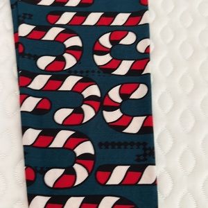 Lularoe candy cane leggings. Tween size